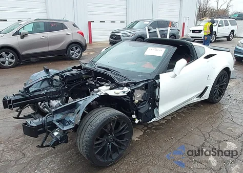 2019 Chevrolet Corvette Z06 из США, поврежденный, VIN 1G1YT2D65K5602587